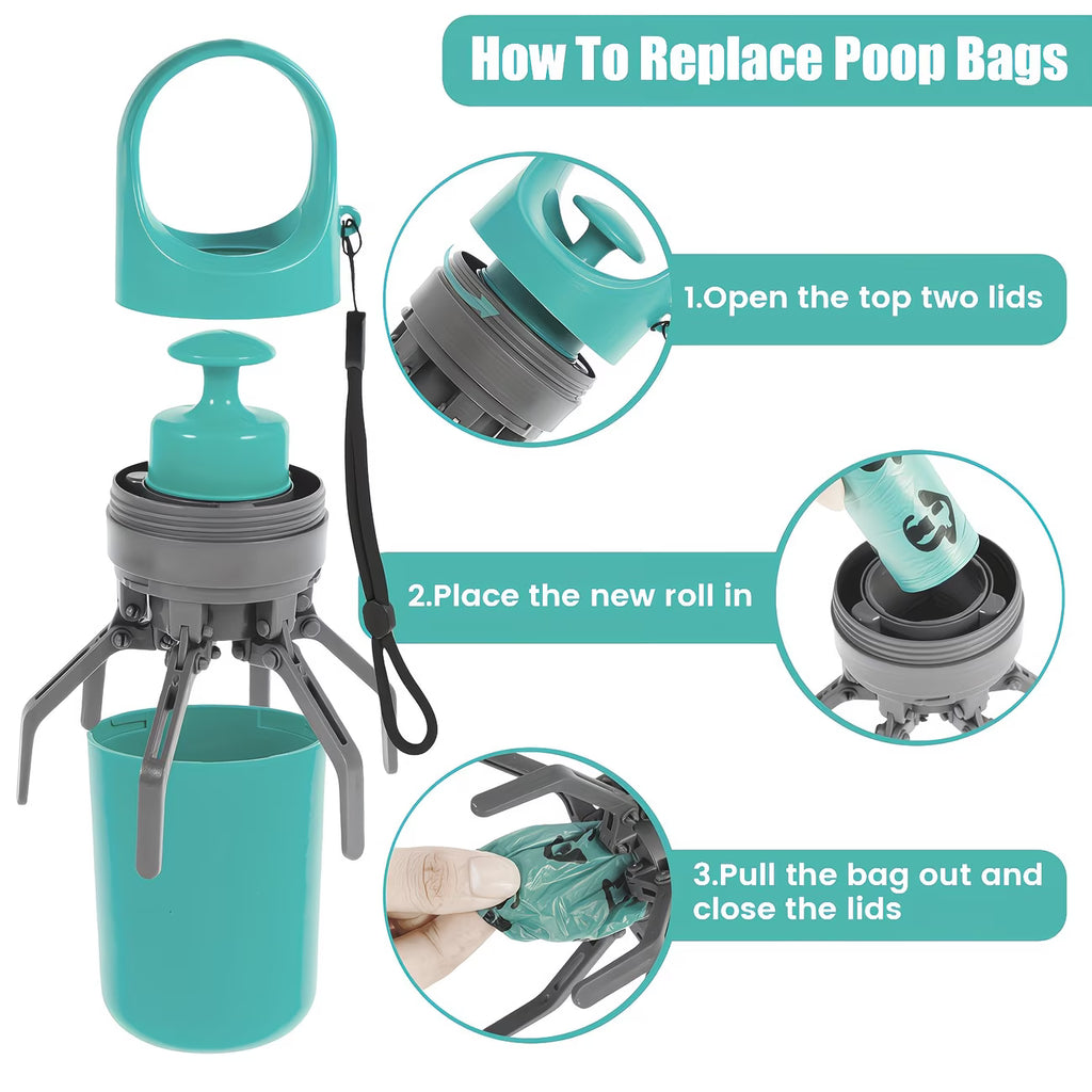 Six-Claw Poop Scooper