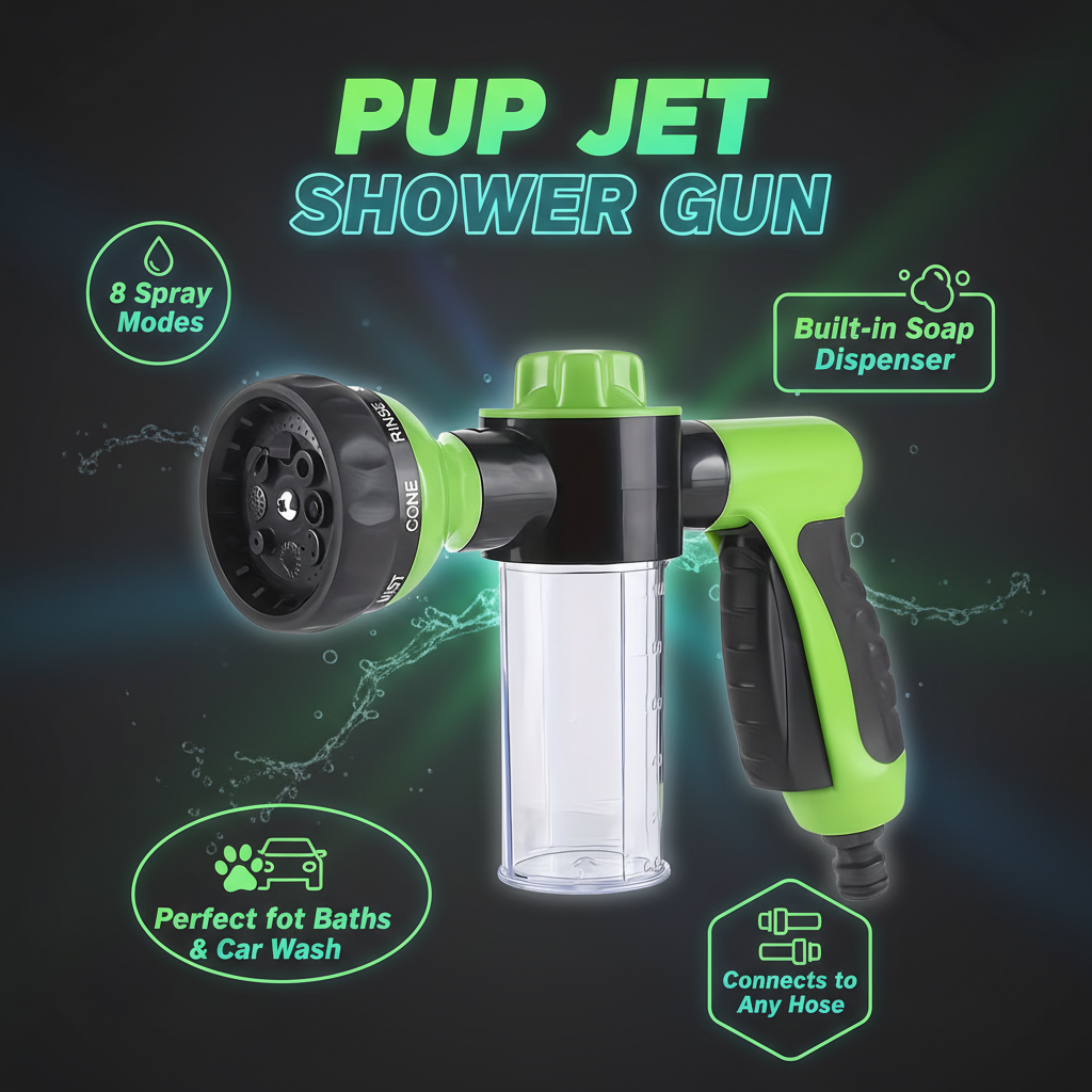 Pup Jet Shower Gun